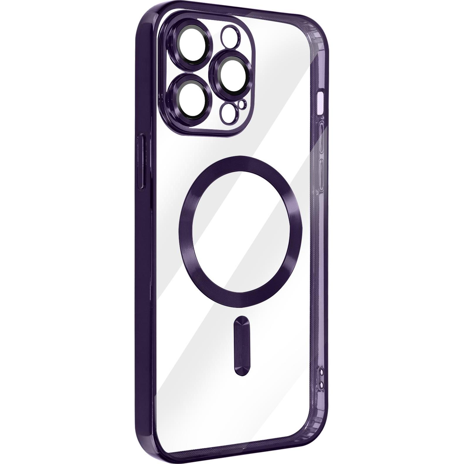 Thumbnail - Avizar Chrom Handyhülle Series (Apple iPhone 14 Pro), Smartphone Hülle, Violett