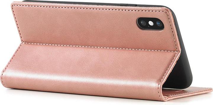 Image du produit Cover-Discount iPhone Xs / X - Stand Flip Case Cover rose (Apple iPhone XS)