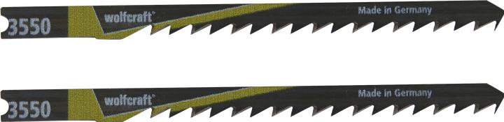 Produktbild wolfcraft 2 Stichsägeblätter HCS L=100mm U-Schaft