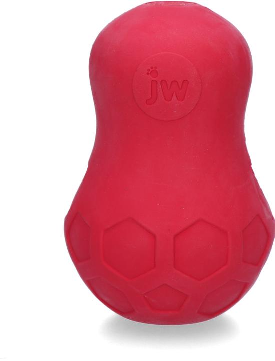 Actual product image JW Tumble Teez Rood (Ball toy dog)