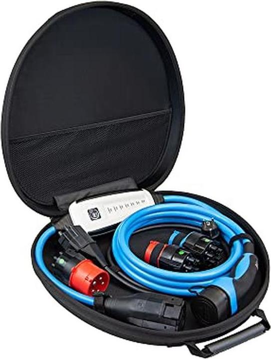 Actual product image NRGkick No. kick 32A 5 m Set Optimal GSM, including adapter and pocket (Type 2, 22 kW, 32 A, CEE32 red, CEI 23, CEE 32)
