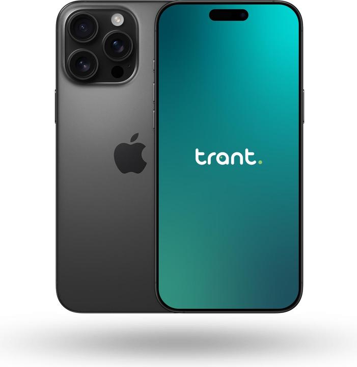 Trant.ch iPhone 16 Pro Max (1000 GB, Titanio nero, 6.90", 48 Mpx, Doppia SIM, B / Molto buono)