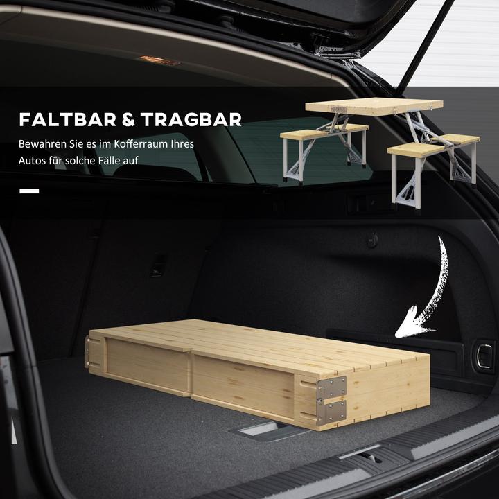 Produktbild Outsunny Campingtisch mit Bank
