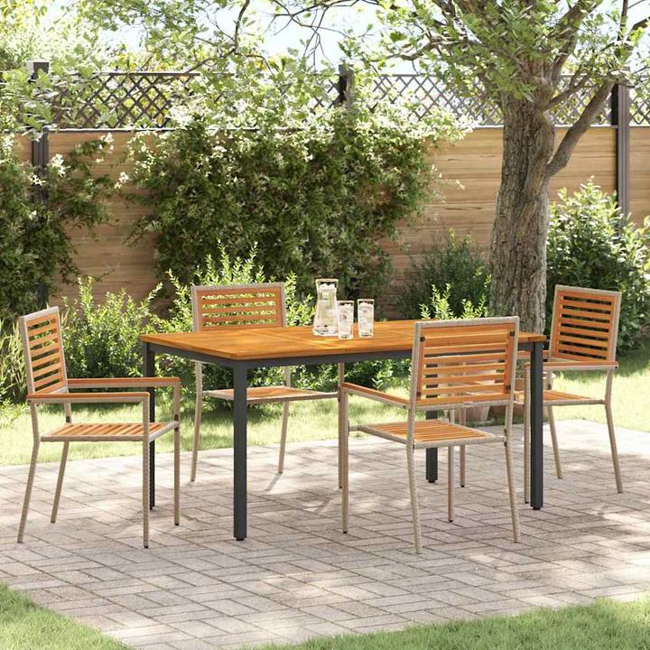 Produktbild vidaXL Garten Essgruppe (150 x 90 x 75 cm)