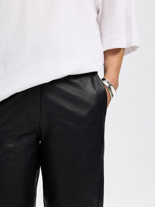 Produktbild Selected Femme Tapered Lederhose (40)