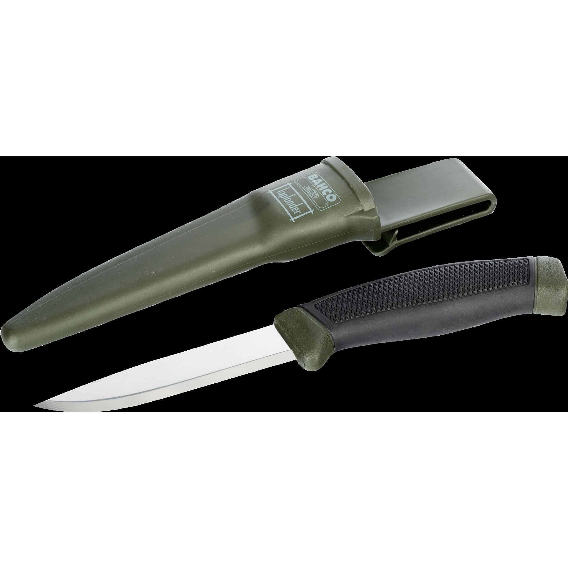 Bahco, Mehrzweckmesser, Lappländer Messer mit 2-Komponenten-Griff (10.20 cm)