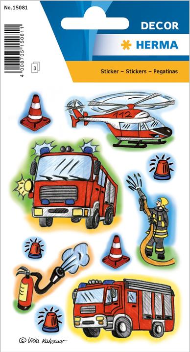 Produktbild HERMA Sticker Feuerwehr