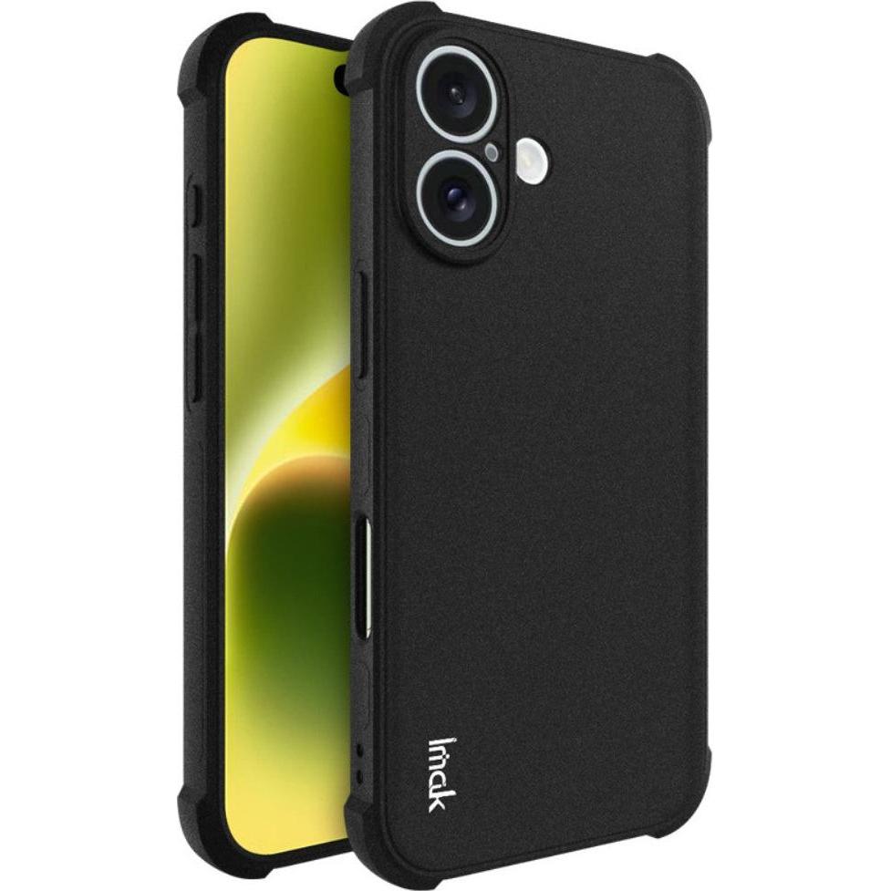 Imak iPhone 16 - UX-5 Silikon Gummi Hülle (Apple iPhone 16), Smartphone Hülle, Schwarz