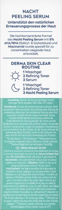 Actual product image NIVEA Derma Skin Clear Nacht Peel Ser (neu) 40 ml (40 ml)