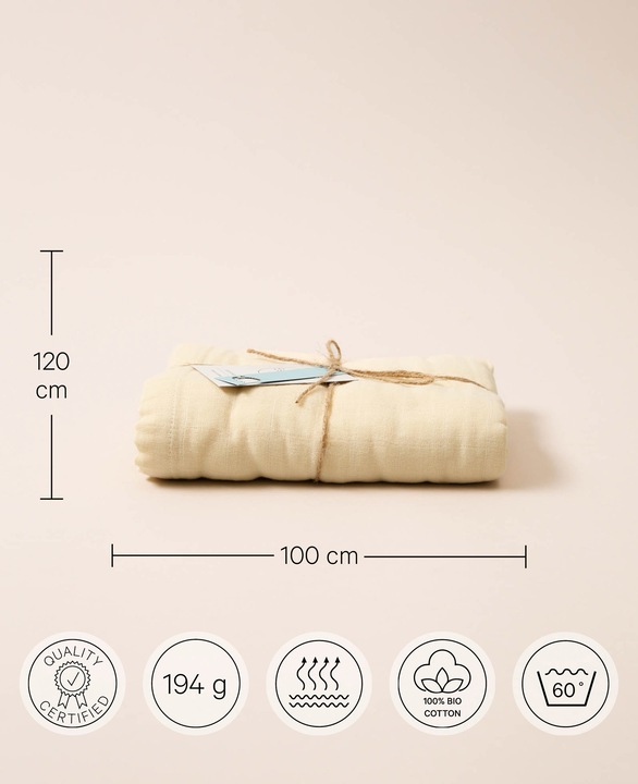 Actual product image Esmée Muslin cloth (100 cm, 120 cm)