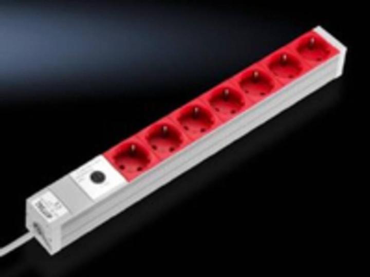 Rittal Extension cord (rack (7 x, CEE 7/3, 2 m)