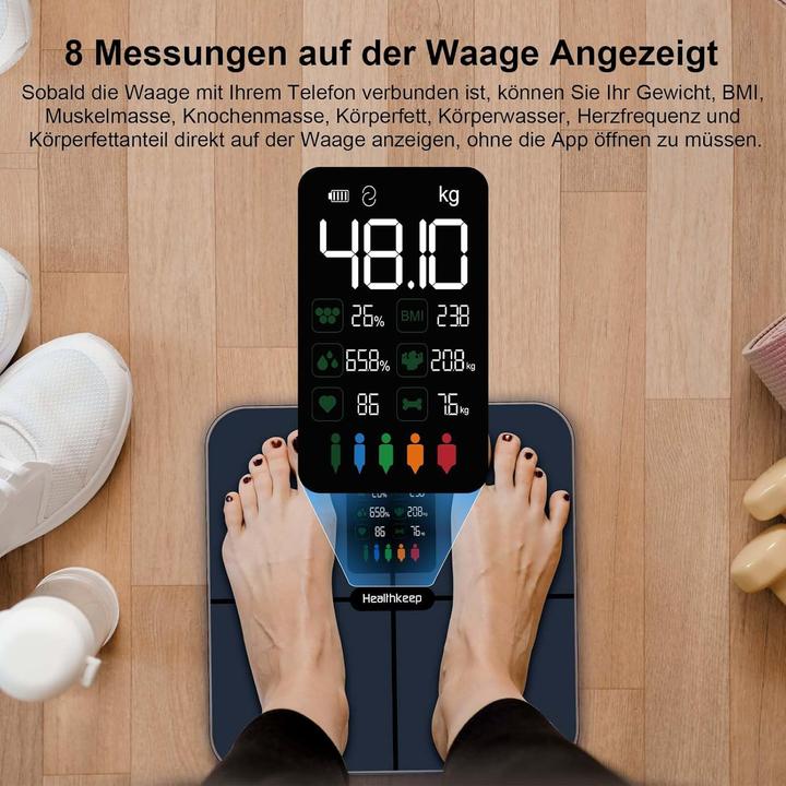 Actual product image Healthkeep Körperfettwaage (180 kg)