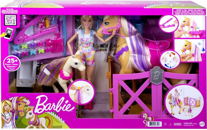Produktbild Mattel Barbie-Pferdepflegeset