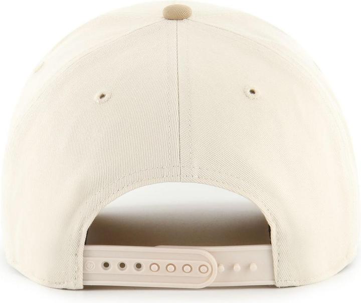 Actual product image 47 Brand Snapback Cap - Side Script Edmonton Oilers Beige