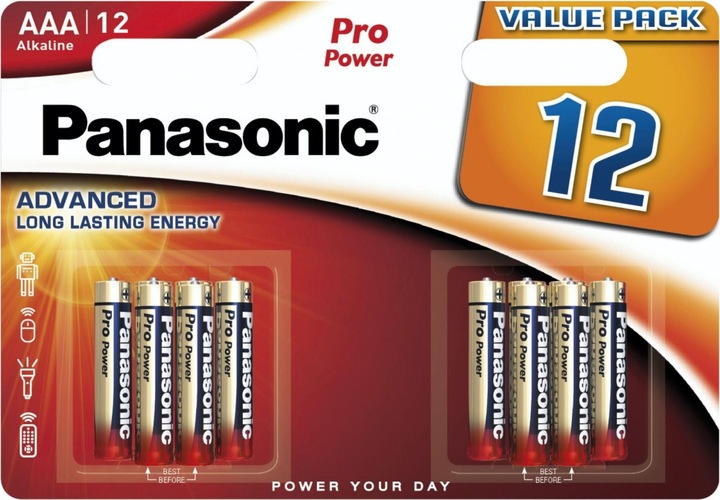 Actual product image Panasonic Pro Power (12 pcs., AAA)