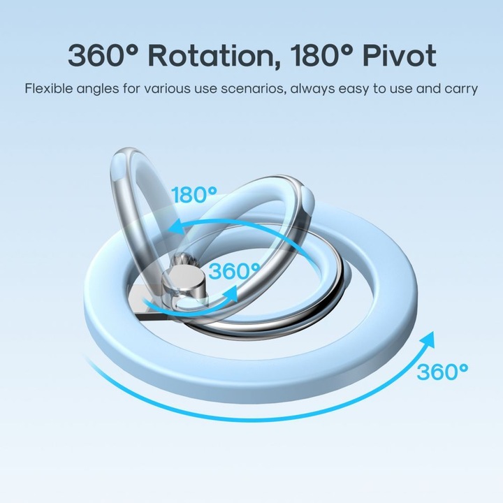 Actual product image Joyroom Magnetic Phone Ring Grip JR-Mag-M2 (blue)