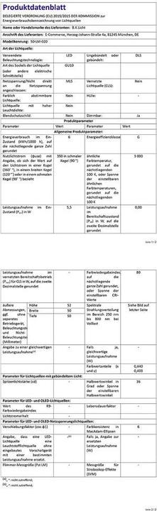 Immagine prodotto B.K.Licht Set di luci da incasso a LED, nichel opaco, 6xLED/GU10/5,5W (400 lm, GU10)