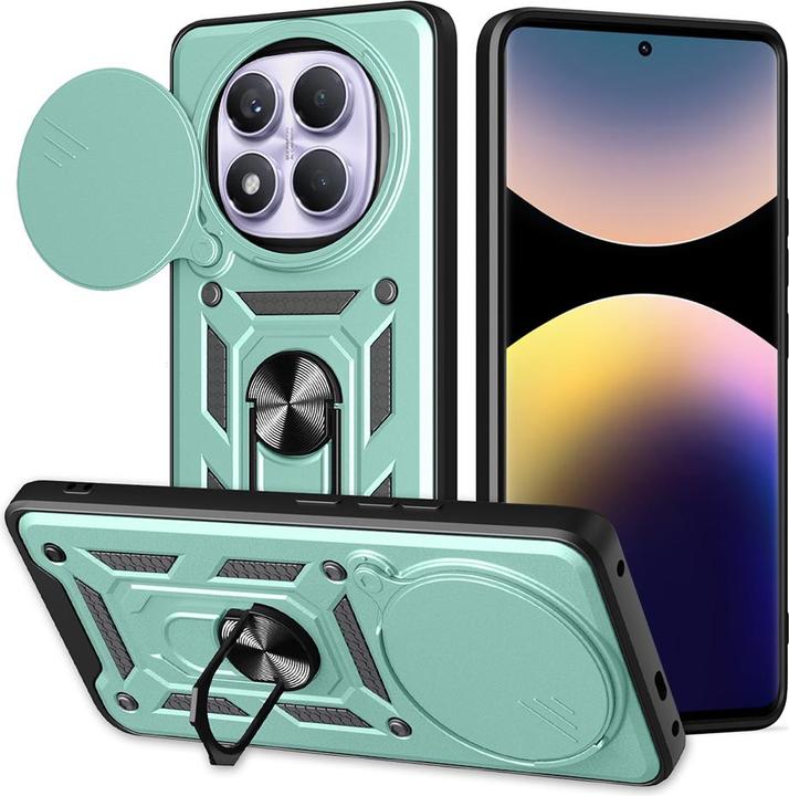 Techsuit - CamShield Series - Xiaomi Redmi Note 14 Pro 4G / Poco F7 - Green (Xiaomi Redmi Note 14 Pro)
