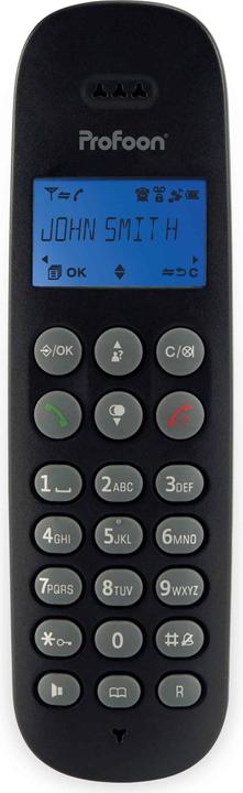 Image du produit Profoon Téléphone DECT avec 3 combinés, noir