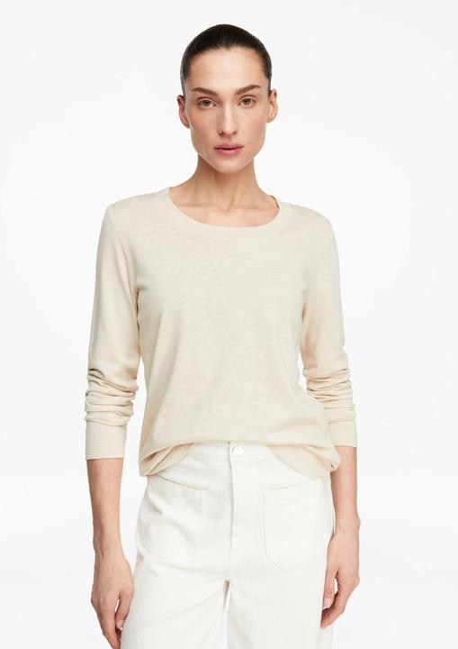 Produktbild Comma Basic Longsleeve aus leicht strukturiertem Baumwoll-Modal-Mix (32)