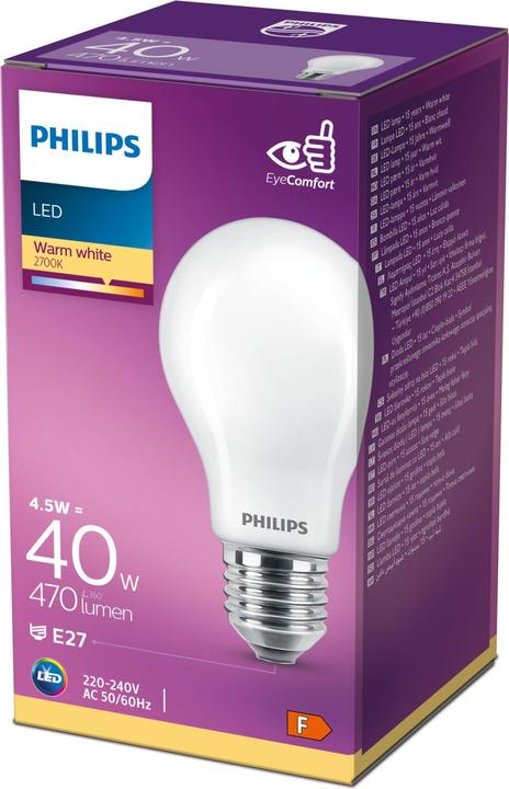 Image du produit Philips A60 FR ND BOX CT Version promotionnelle (E27, 470 lm, 1x)