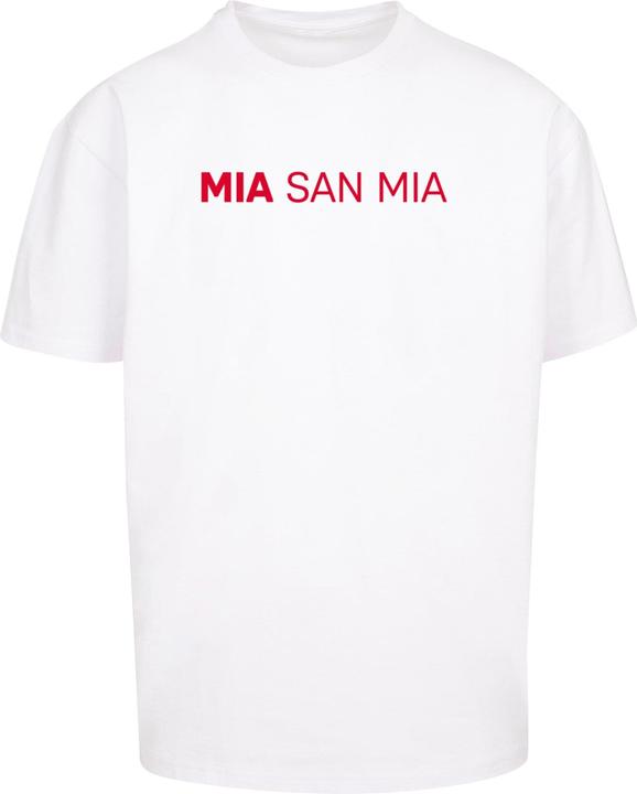Actual product image FC Bayern München Mia San Mia Red Heavy Oversized Tee - 117139 (4XL)