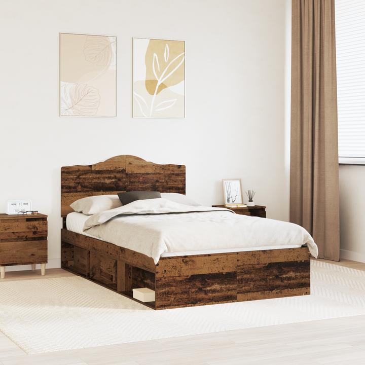 Actual product image vidaXL Moderner Bettrahmen (120 x 200 cm)