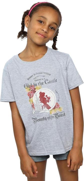 Produktbild Disney Beauty And The Beast Girl in The Castle TShirt Mädchen (140, 146)