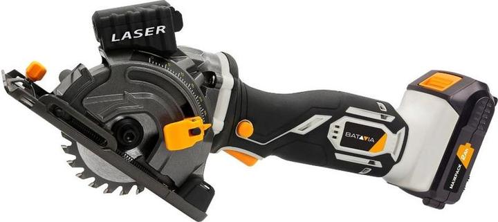 Produktbild Batavia Mini unschätzbarer Kreis Säge - ãösen 89 mm - 18V - inkl.4,0 Ah Batterie / 2,4 AH Ladegerät - perfek