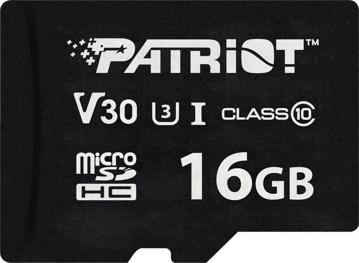 Productafbeelding Patriot Card VX Series MicroSD 16GB (16 GB, microSDXC, U3, UHS-I)