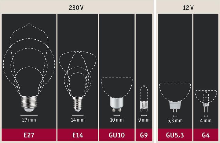 Image du produit Paulmann Globe (E27, 6 W, 470 lm, 1 x, G)