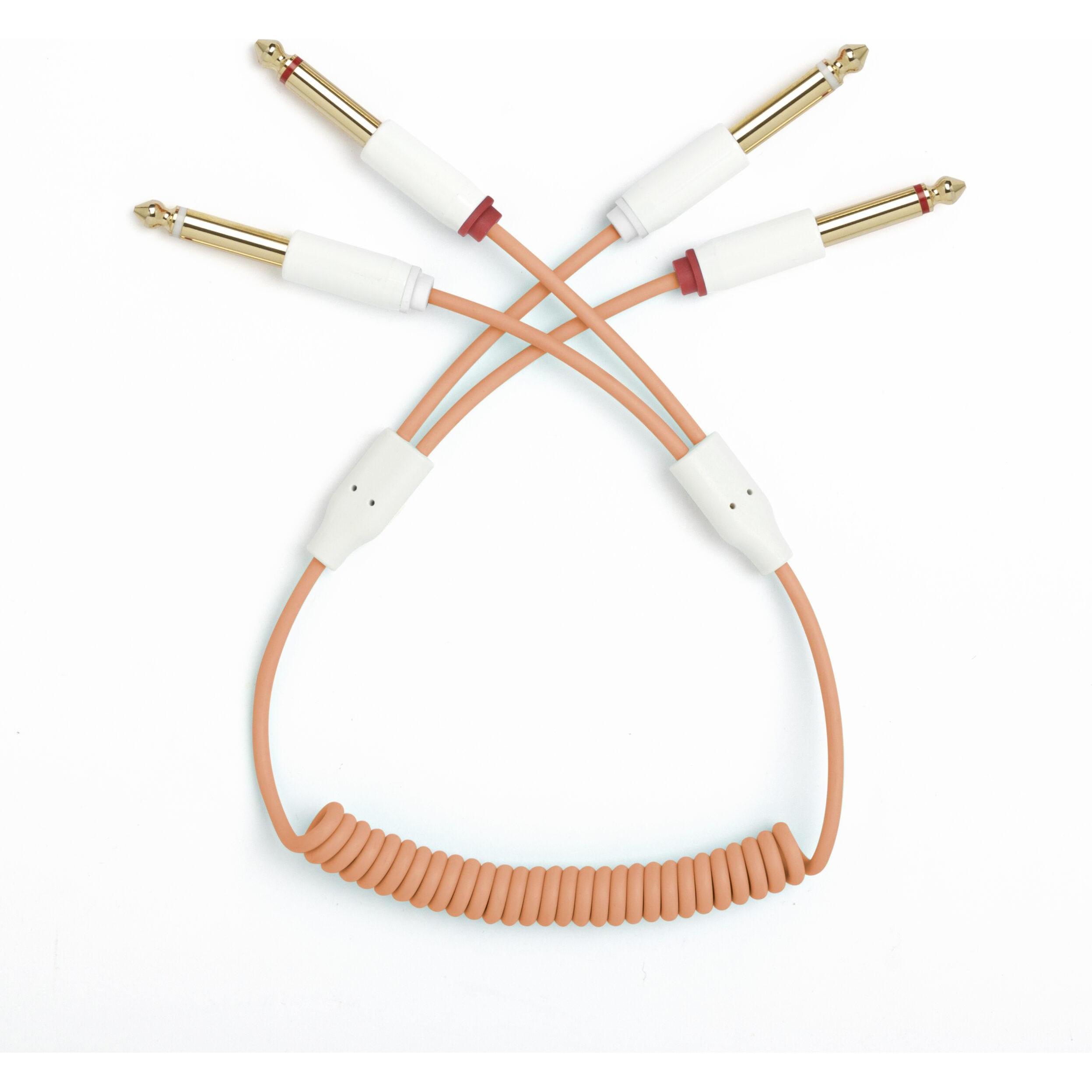 MyVolts ACV13PE - Candycords - Pedal to Pedal - curly 40 - Peach, Cavo audio