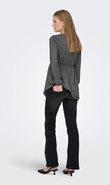 Actual product image Only Maternity OLMBLUSH mid waist flared jeans Flared fit jeans (32)