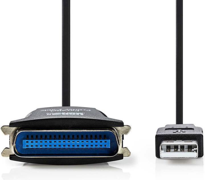 Actual product image Nedis Centronics printer cable USB A plug - 3 pieces