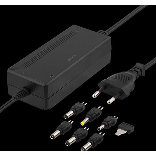 Thumbnail - Deltaco PSR-30A - strømforsyningsada Black Indoor, USB Ladegerät, Schwarz