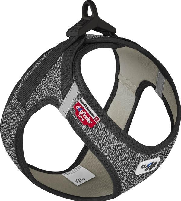 Curli Vest sele Clasp Merino Black M (M, Hund, Spazieren)