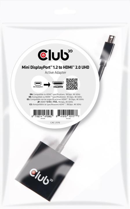 Produktbild Club 3D MiniDisplayPort zu (HDMI, 20.30 cm)