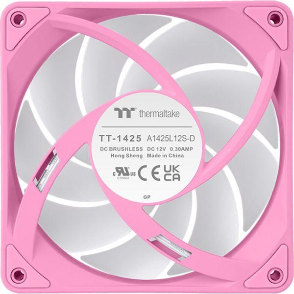 Image du produit Thermaltake TT CT140 EX ARGB Sync PC Cooling Fan 3 Pack Pink (140 mm, 3 x)