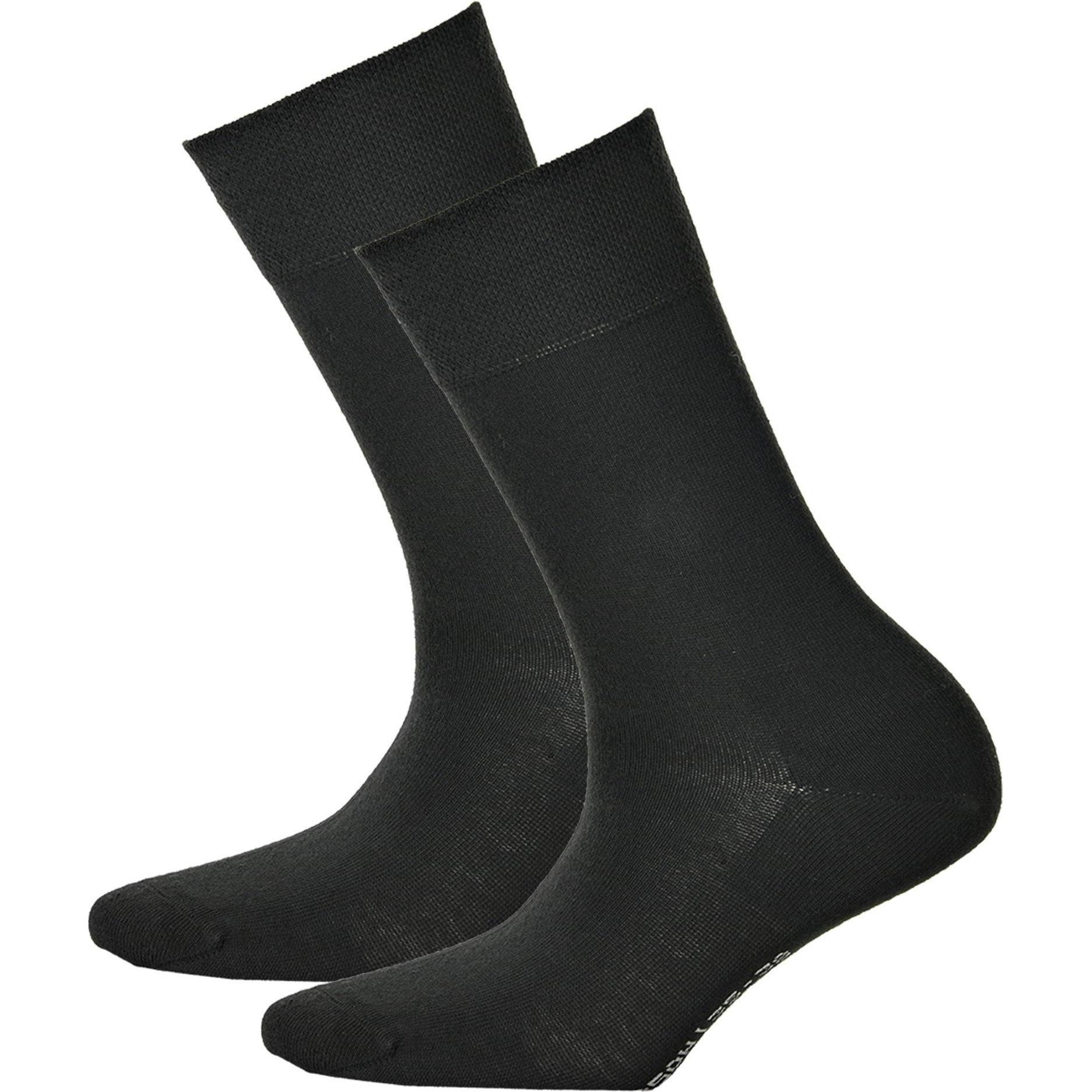 Hudson, Damen, Socken, Socken Business, Schwarz, (2er Pack, 35 - 38)