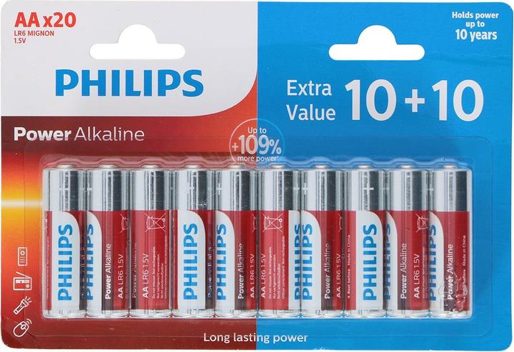 Produktbild Philips Battery (20) LR6/AA (20 Stk., AA)