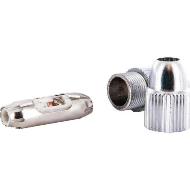 Thumbnail - Schwaiger Antennenkabel-Verbindung Metall, SAT Zubehör, Silber