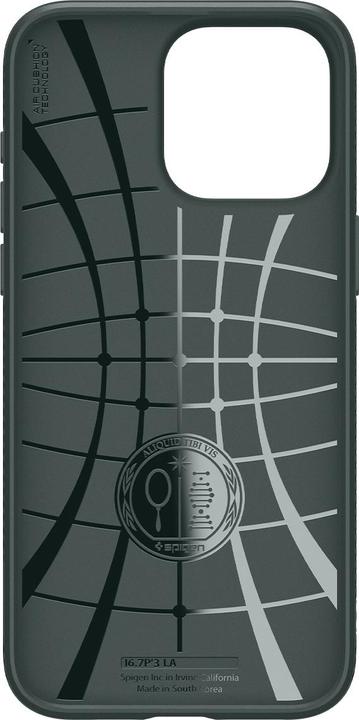 Actual product image Spigen Liquid Air iPhone 15 Pro Max 6.7" zielony/abyss green ACS06564 (Apple iPhone 15 Pro Max)