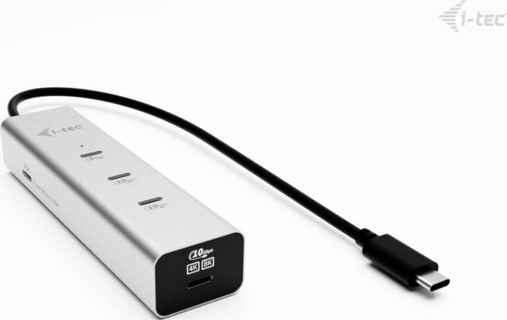 Produktbild i-tec USB-C Charging Metal HUB 5port with USB-C video 8K + Power Delivery 85W (USB-C, 5 Ports)