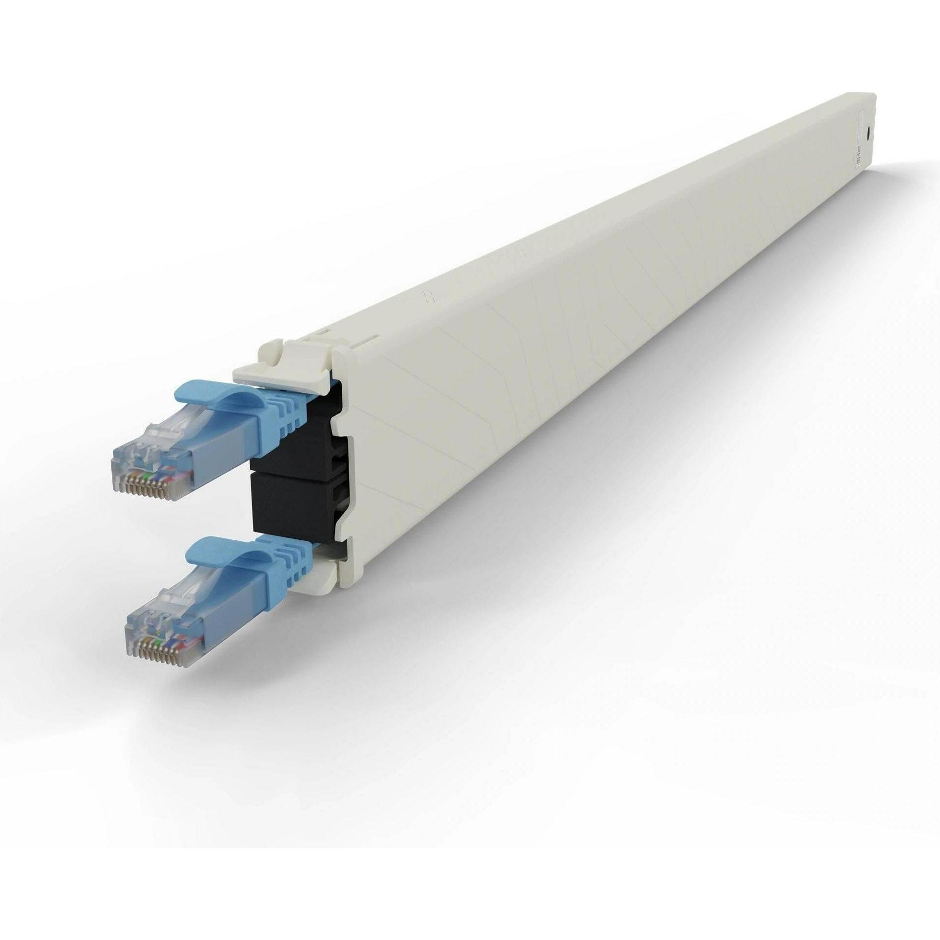 Thumbnail - PATCHBOX one / Cassette / 30RU / Cat 6A, UTP, 1.8 m, Blau (U/UTP, CAT6a, 1.80 m), Netzwerkkabel