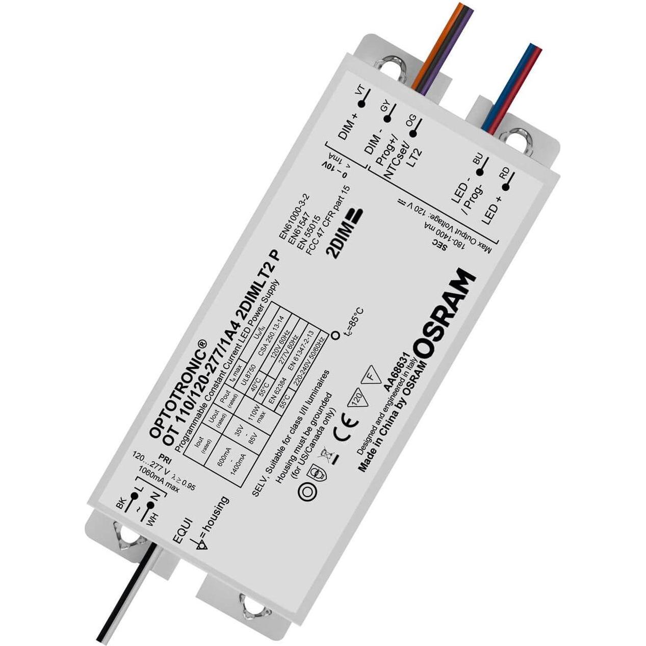Ledvance, Zubehör Beleuchtung, 4052899253438 OT 110/120-277/1A4 2DIMLT2 P UNV1 LED-Betriebsgerät