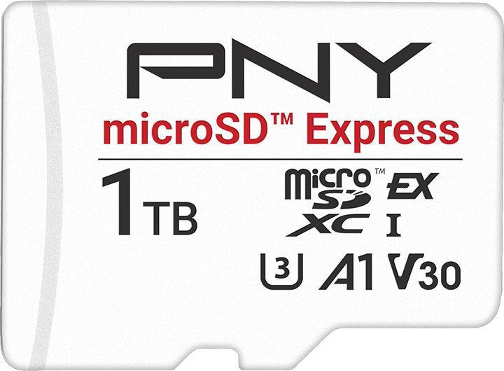 Actual product image PNY SD MicroSD 1TB microSD Express (1000 GB, microSD Express, microSDXC, U3, UHS-I)