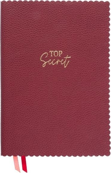 Actual product image Artebene MAJOIE writing book "Top Secret" in leather look DIN A5 (A5)