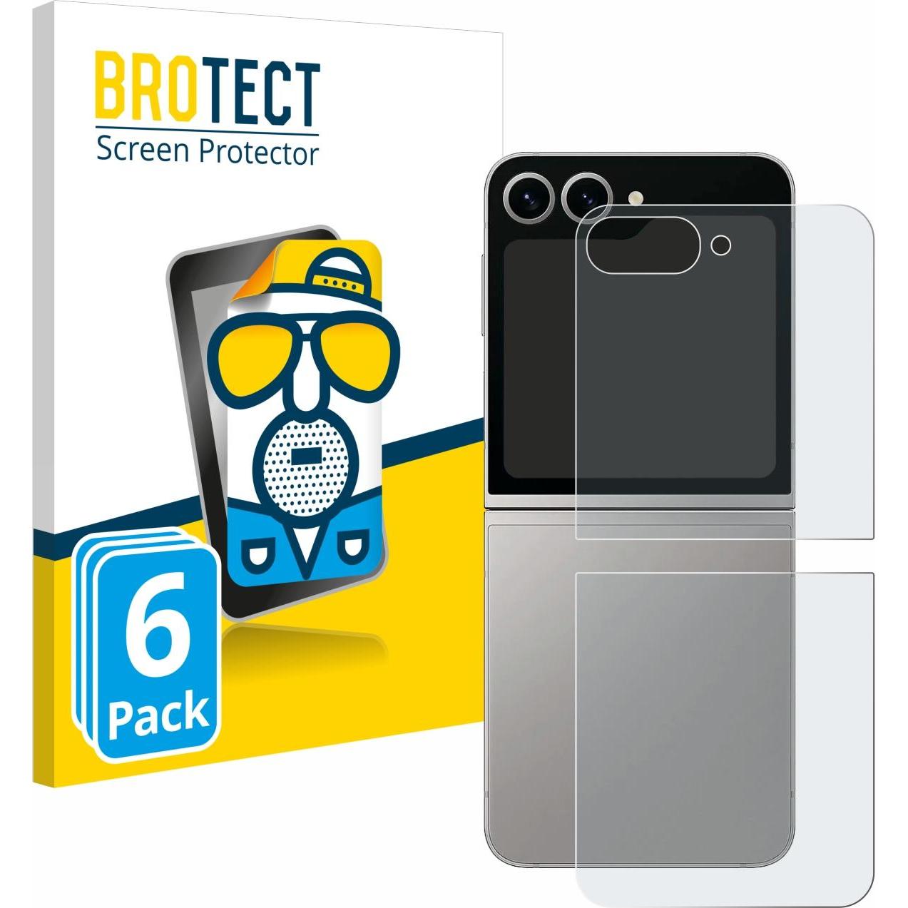 BROTECT Entspiegelungs-Schutzfolie Displayschutz Matt (6 Stück, Samsung Galaxy S21), Smartphone Schutzfolie, Grau