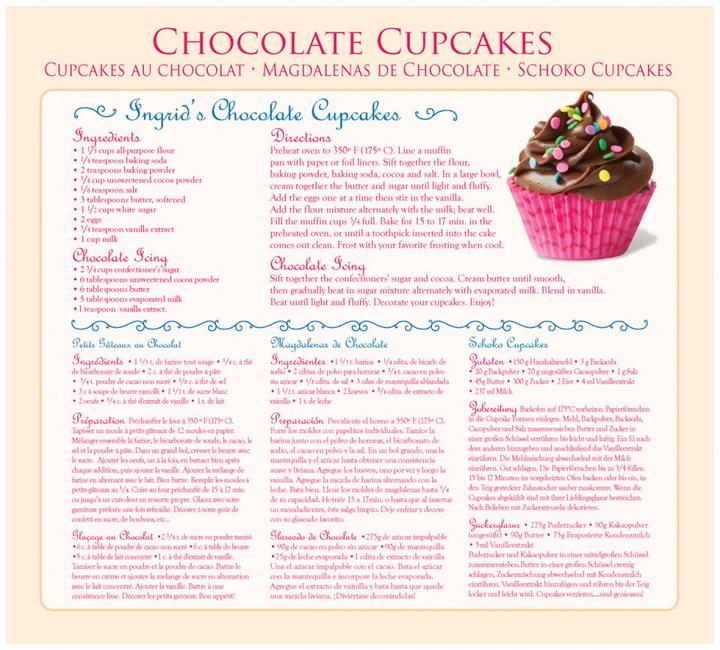 Immagine prodotto Eurographics Cupcake al cioccolato (1000 pezzi)