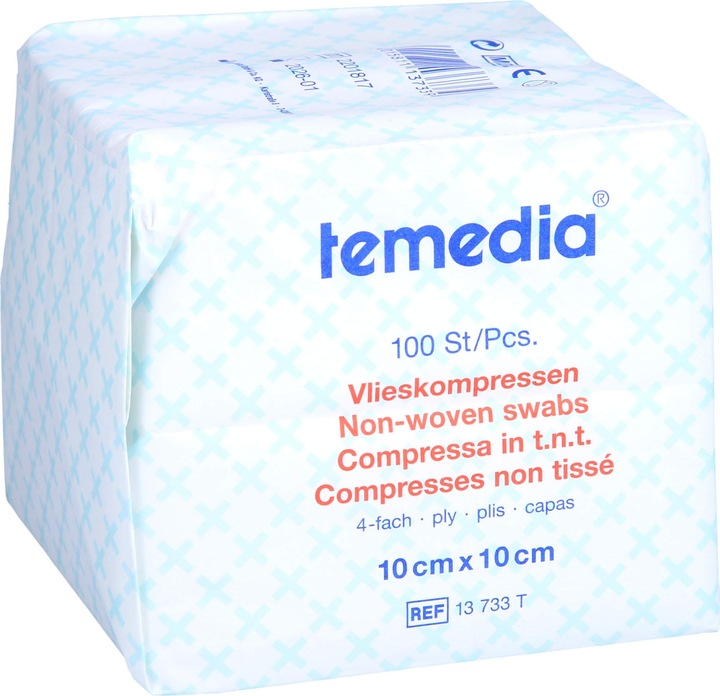 Actual product image Holthaus TISSUE COMPRESSION UNSTERIL 4FACH 10X10CM, 100 pcs COM